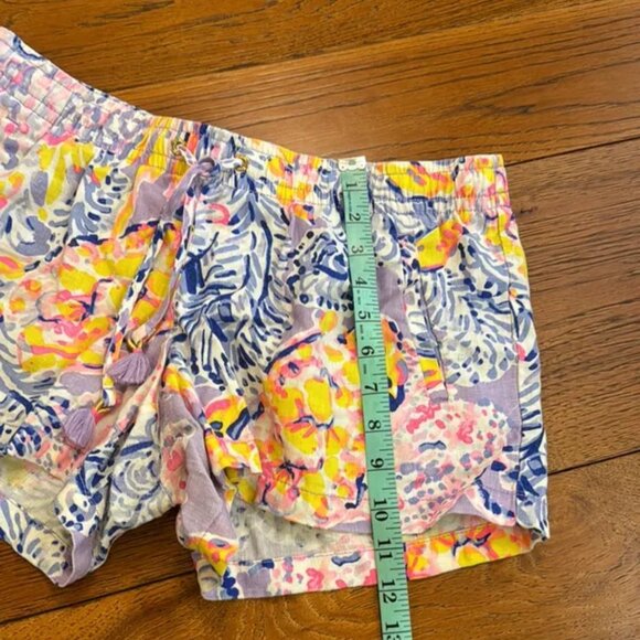 Lilly Pulitzer Baybreeze linen shorts in so snappy size M - Picture 6 of 9